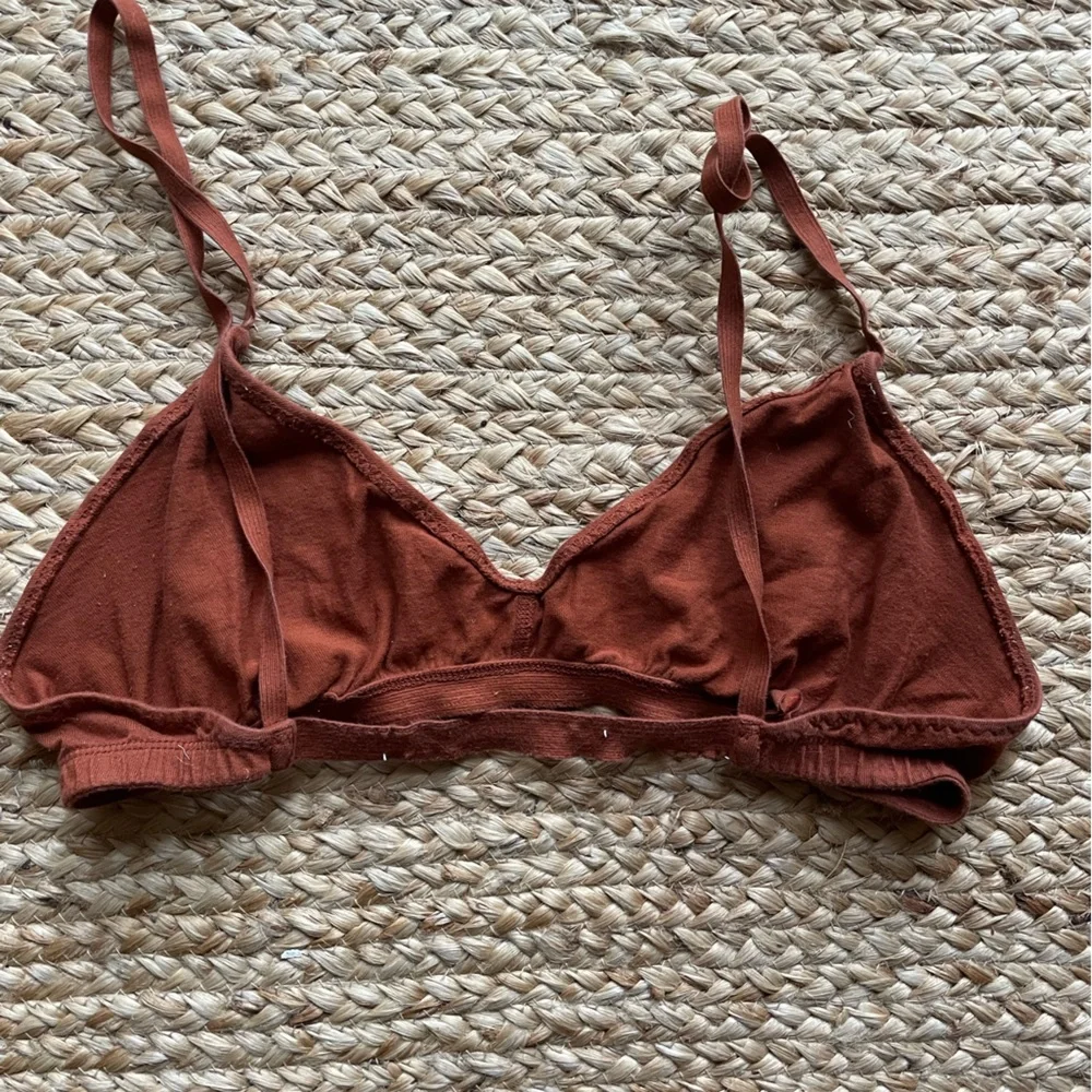 Pansy Women's Rust Bralette - Picture 2 of 3